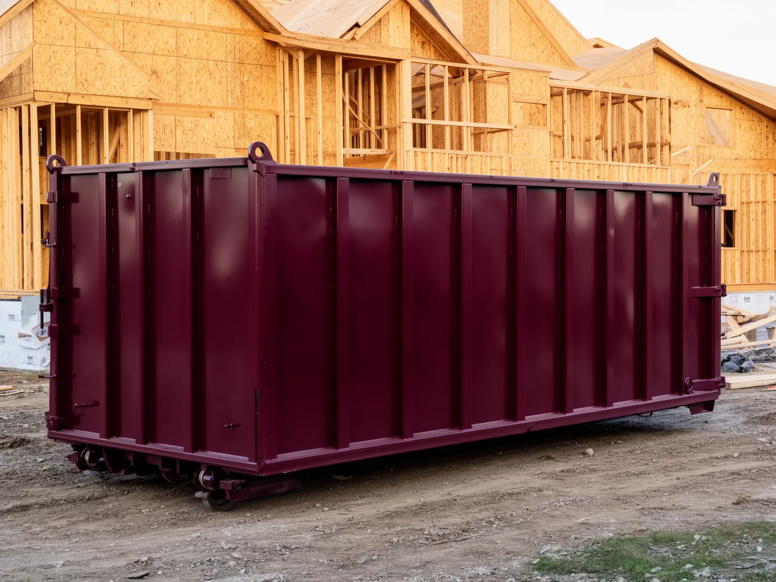 Roll-off dumpster from Boulder Meadow Dumpster Rental in Aurora, CO